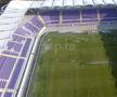 Gazon execrabil pe stadionul lui Ujpest, care va găzdui meciul Belarus - România