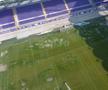 Gazon execrabil pe stadionul lui Ujpest, care va găzdui meciul Belarus - România