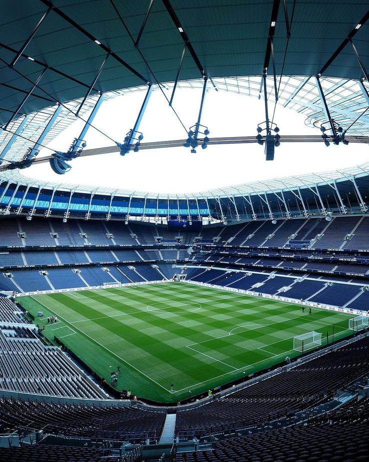 Tottenham Hotspur Stadium (Anglia). Foto: Instagram