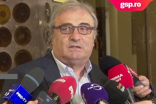Mihai Stoichiță, directorul tehnic al FRF, la sosirea la Budapesta