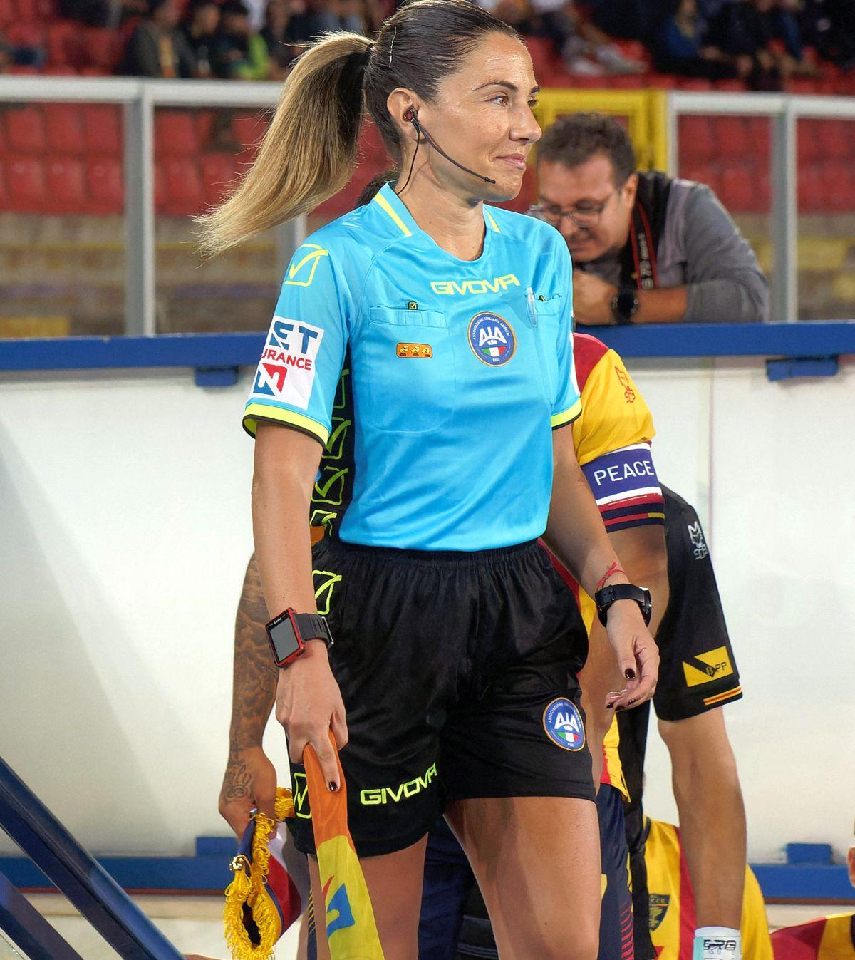 Francesca Di Monte, ținta gestului de impolitețe comis de arbitrul Juan Luca Sacchi