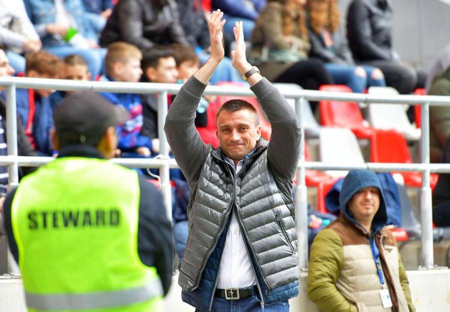 Vasili Hamutovski (45 de ani), pe noul stadion din Ghencea A antrenat la CSA și e categoric: „Eu am jucat la Steaua, cu Becali patron”