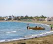 Plaja din fața hotelului Lordos din Larnaca, „casa” tricolorilor în Cipru FOTO: Ionuț Iordache (GSP)