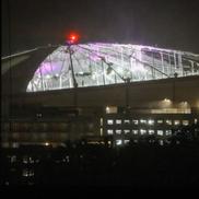 Acoperișul stadionului formației Tampa Bay Rays, distrus de Uraganul Milton, foto: Imago Images