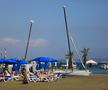 Plaja din fața hotelului Lordos din Larnaca, „casa” tricolorilor în Cipru FOTO: Ionuț Iordache (GSP)