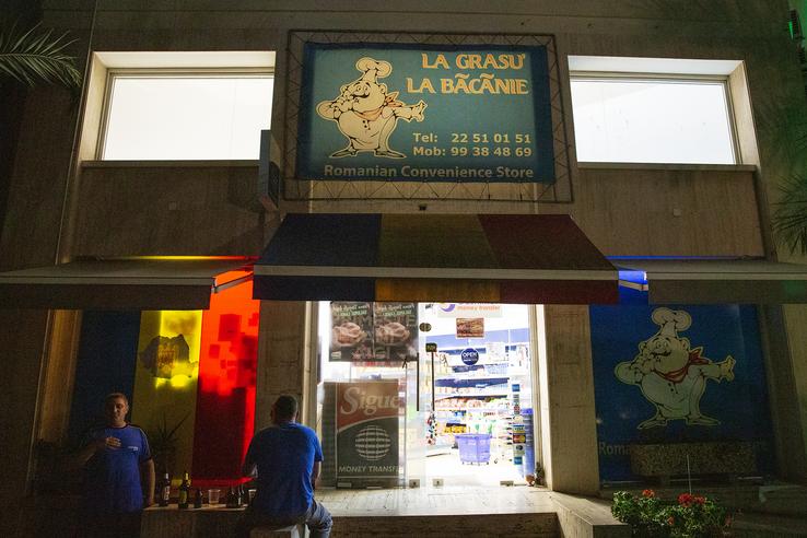 Magazinul românesc din Nicosia, „La Grasu'” FOTO: Ionuț Iordache (GSP)