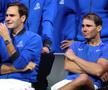 Roger Federer și Rafael Nadal, la Laver Cup 2022, ultimul turneu din cariera elvețianului, foto: Getty Images