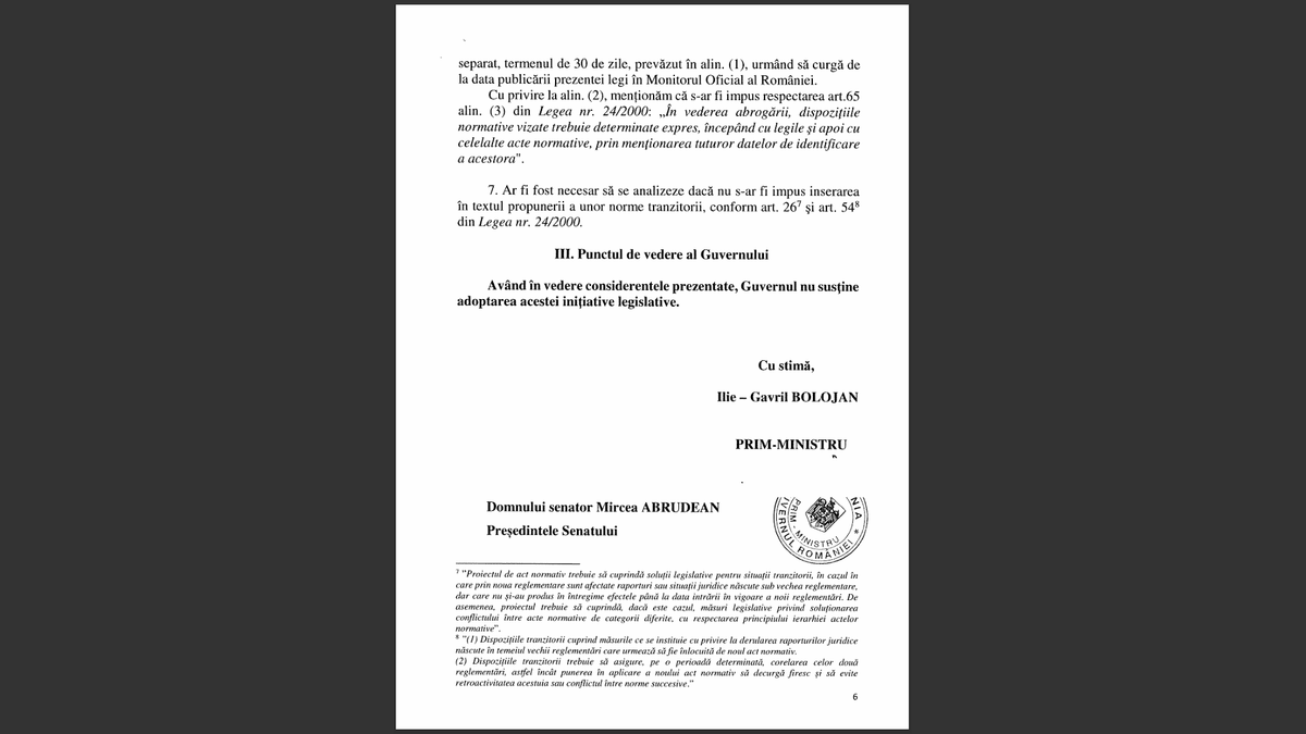 Guvernul României, aviz negativ pentru Gigi Becali