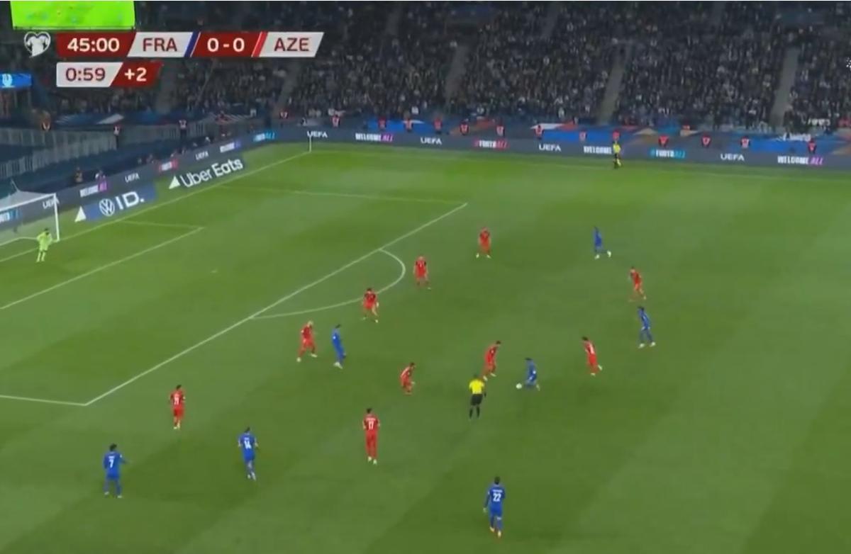 Kylian Mbappe gol vs Azerbaijan