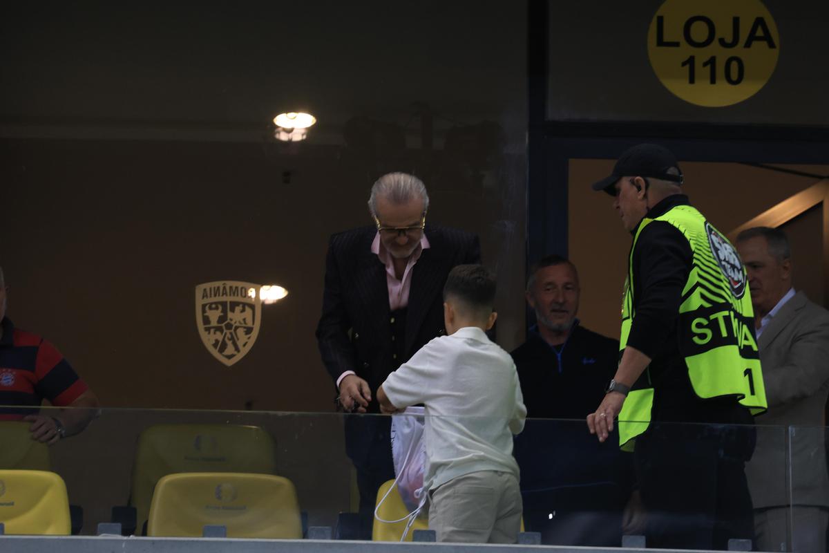 Gigi Becali, la FCSB - Oțelul/ foto Ionuț Iordache (GSP)