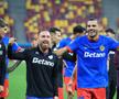 David Avram, Ofri Arad, Karlo Muhar și Mihai Udrea, după FCSB - Oțelul 1-0 / FOTO: Ionuț Iordache (GSP.ro)