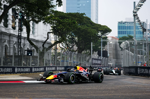 Max Verstappen, după victoria în cursa de sprint de la Singapore // foto: imago images