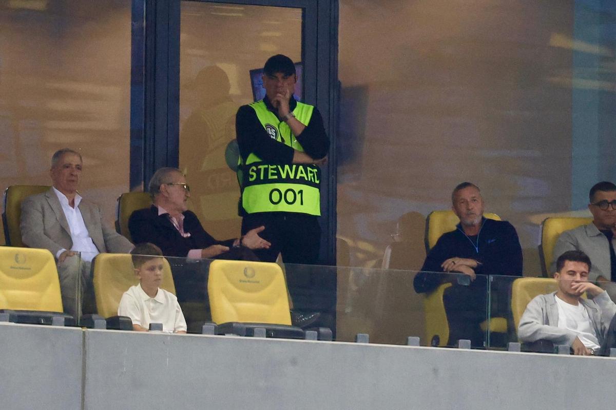 Gigi Becali, la FCSB - Oțelul/ foto Ionuț Iordache (GSP)