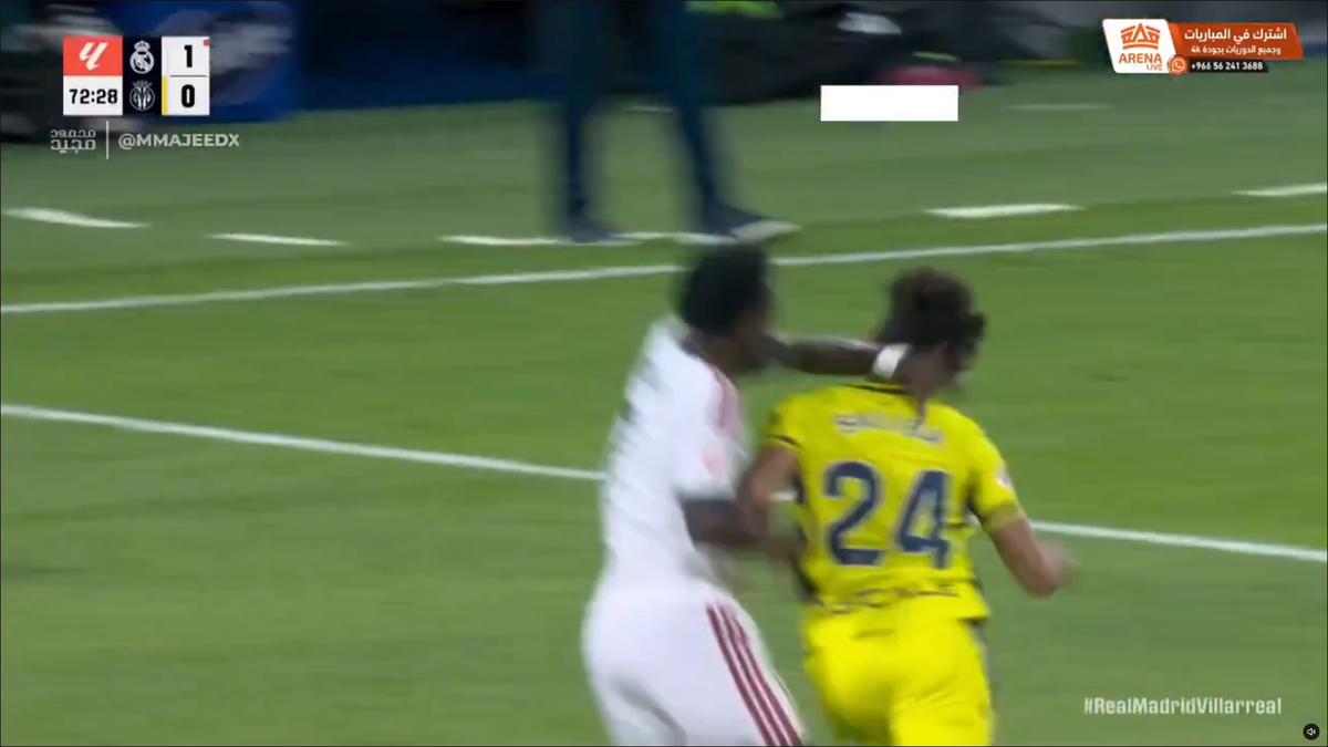 Eliminarea lui Vinicius în Real Madrid - Villarreal