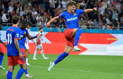 Reghecampf 3.0, start cu emoții » FCSB s-a chinuit serios cu Oțelul, care a jucat aproape o repriză în 10 + Clasamentul