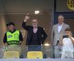Gigi Becali și Teia Sponte, la FCSB - Oțelul/ foto Ionuț Iordache (GSP)