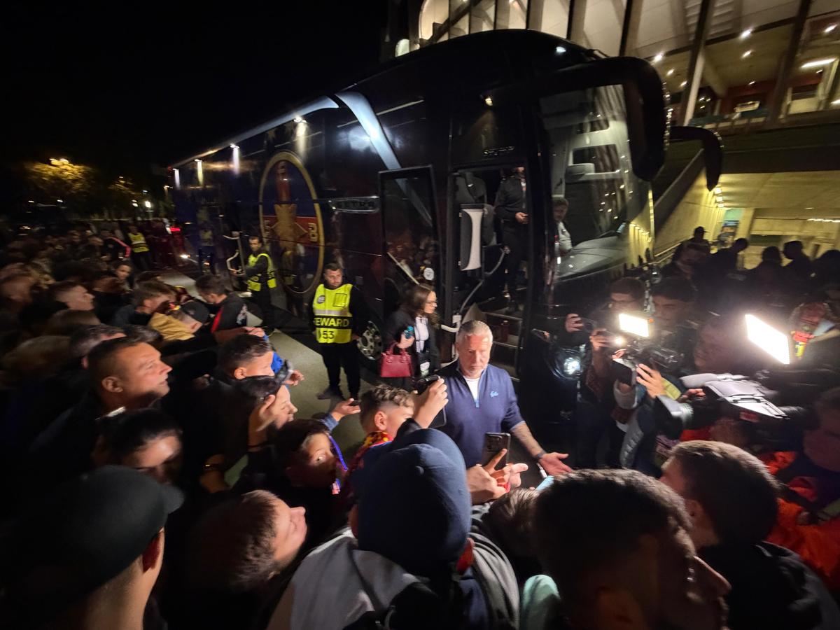 Haos la autocar după FCSB - Oțelul