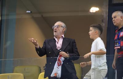 De nicăieri: Gigi Becali, apariție-șoc pe Arena Națională, la FCSB - Oțelul