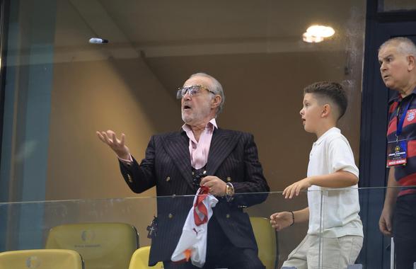 De nicăieri: Gigi Becali, apariție-șoc pe Arena Națională, la FCSB - Oțelul