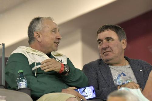 Dan Petrescu și Gică Hagi, la Rapid - Dinamo // FOTO: Cristi Preda / GSP.ro