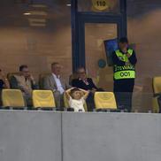Gigi Becali, la FCSB - Oțelul, alături de Mihai Stoica, Dan Petrescu, Teia Sponte și Valeriu Argăseală/ foto Ionuț Iordache (GSP)