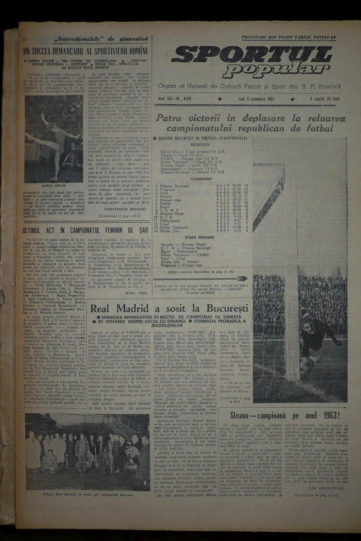 RETRO GSP » VIDEO ȘI FOTO 56 de ani de la un gol istoric pentru Dobrin