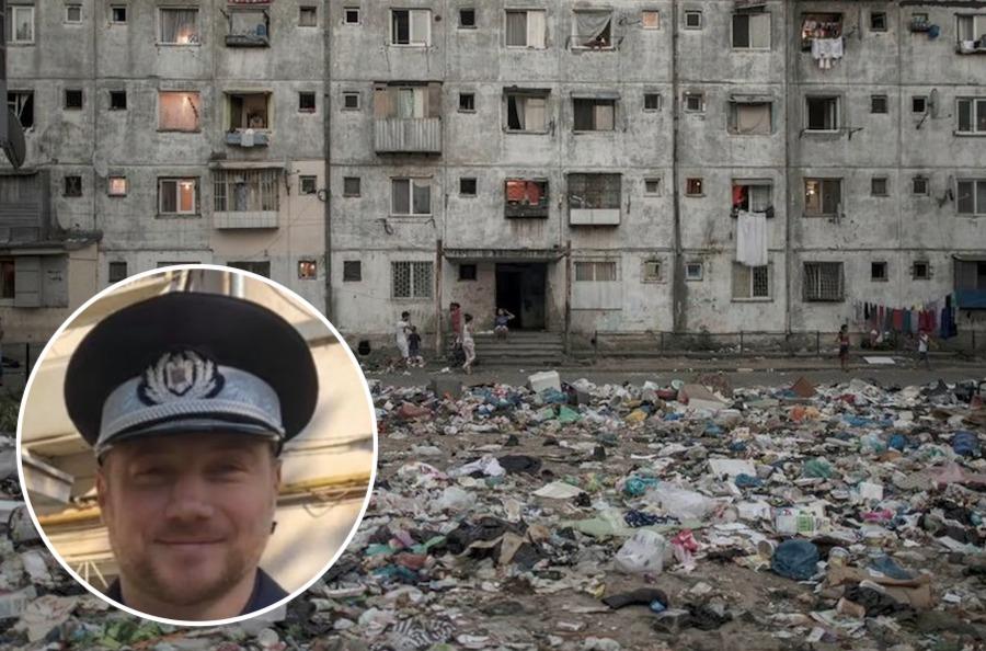 EXCLUSIV Handbalistul-polițist de 1,97 metri, emoționat în direct de copiii născuți în sărăcie: „Nu ai cum să o iei acasă! Hai să mergem!”