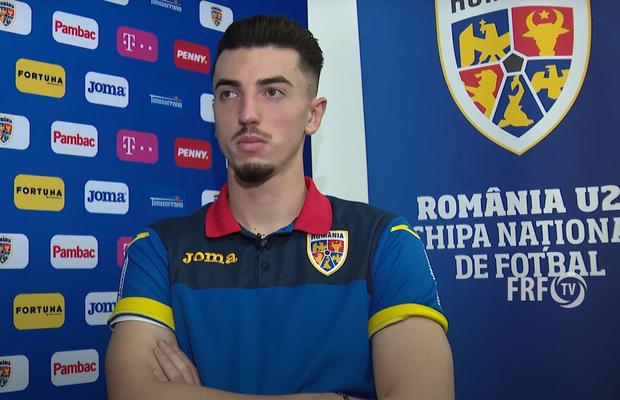 ROMÂNIA U21. VIDEO Andrei Vlad, despre meciul decisiv cu Danemarca U21: „Presiunea este pe noi. Ei sunt deja calificați”