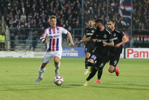 Oțelul - FCSB // FOTO: Facebook @SC OtelulGalati