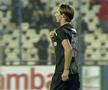 Vlad Tudor (19 ani), fiul lui Alexandru Tudor, a fost trimis în atacul celor de la FCSB în repriza secundă a meciului cu Oțelul, din runda secundă a grupei B din Cupa României. / FOTO: Captură @Digi Sport 1