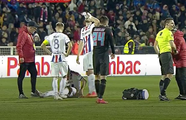 Explicație incredibilă pentru haosul din finalul meciului Oțelul - FCSB: „Ce vreți? Se mai întâmplă!”