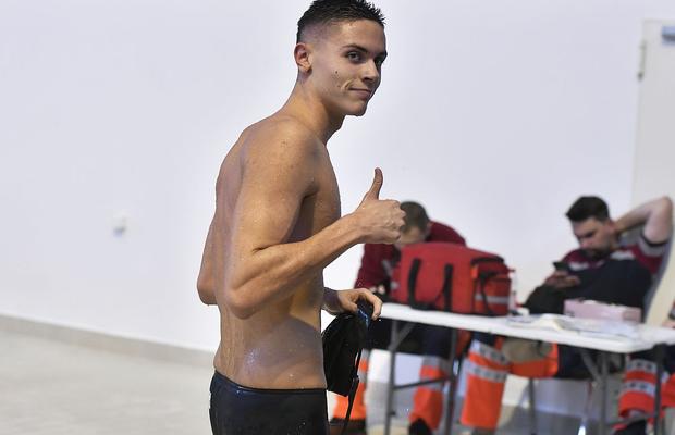 David Popovici a câștigat finala la 100 de metri liber la Campionate Naționale de Înot în bazin scurt