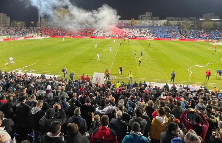 Galațiul a îmbrăcat din nou haine de sărbătoare. A făcut-o pentru meciul cu FCSB, din grupele Cupei României Betano, cu un stadion plin și o atmosferă demnă de La Bombonera.