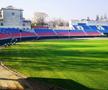 Așa arată acum stadionul din Târgoviște // sursă foto: Facebook @ Daniel Cristian Stan