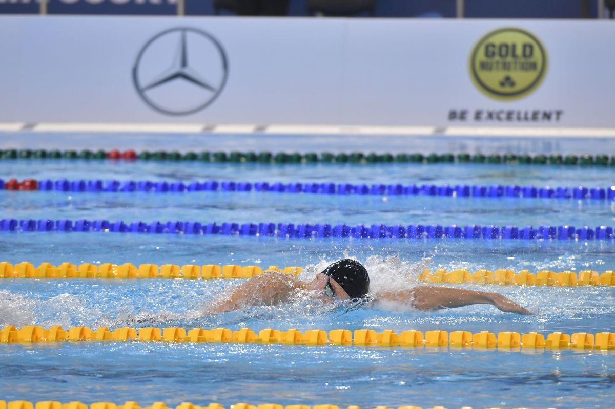 David Popovici a câștigat finala la 100 de metri liber la Campionate Naționale de Înot în bazin scurt