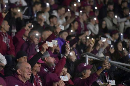 Protestul fanilor la meciul Rapid - Farul