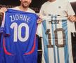 Lionel Messi și Zinedine Zidane
