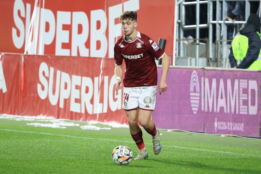 Andrei Borza FOTO: Ionuț Iordache (GSP) Efectul regulii U21 » Superliga are trei tineri jucători aflați în Top 20 din Europa la două categorii de vârstă!