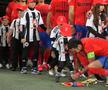 Gest frumos al lui Adrian Șut înainte de U Cluj - FCSB // foto: Cristi Preda