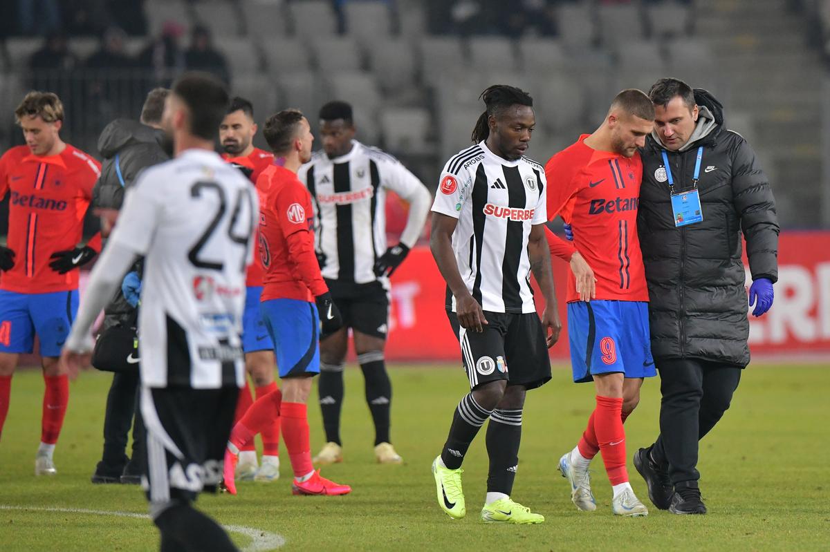 U Cluj - FCSB, imagini după finalul meciului