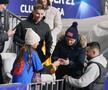 U Cluj - FCSB, încălzire și inspecția gazonului/ foto Cristi Pred (GSP)
