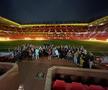 Suporterii lui Manchester United la evenimentul Stadium Sleep Out / foto: X @MU_Foundation