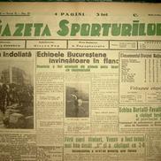Ce scria Gazeta Sporturilor după seismul din 10 noiembrie 1940 / Sursă foto: Arhivă
