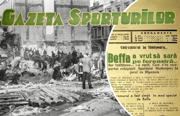 De frică, o vedetă a Diviziei A a vrut să sară pe geam! Tribuna hipodromului Băneasa, distrusă » 85 de ani de la cutremurul de 7,4 din 1940, primul mare seism din România contemporană. Sportul, afectat din plin