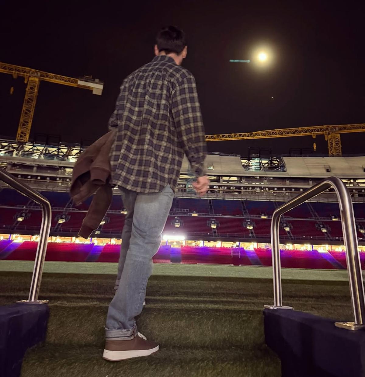 Lionel Messi a revenit pe Camp Nou