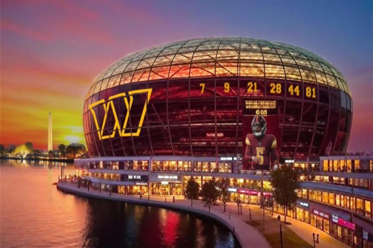 Noul stadion al echipei de fotbal american Washington Commanders