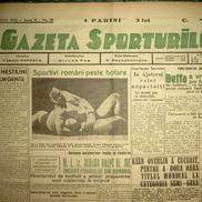 Ce scria Gazeta Sporturilor după seismul din 10 noiembrie 1940 / Sursă foto: Arhivă