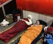 Suporterii lui Manchester United la evenimentul Stadium Sleep Out / foto: X @MU_Foundation