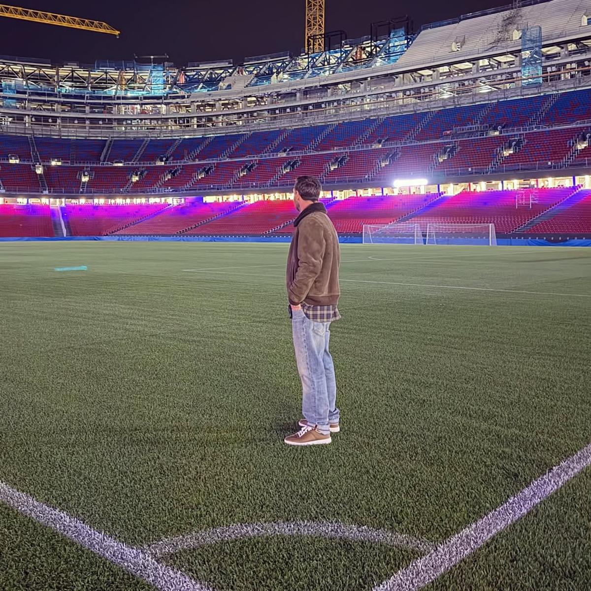 Lionel Messi a revenit pe Camp Nou