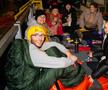 Suporterii lui Manchester United la evenimentul Stadium Sleep Out / foto: X @MU_Foundation